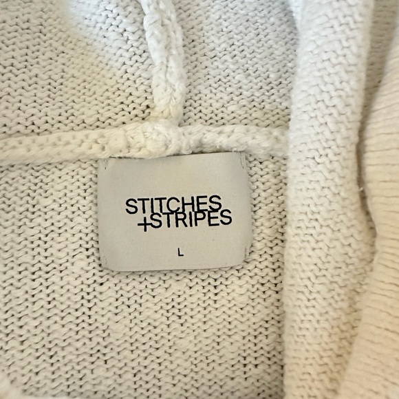 Stitches & Stripes Hooded Sweater - Picture 2 of 3